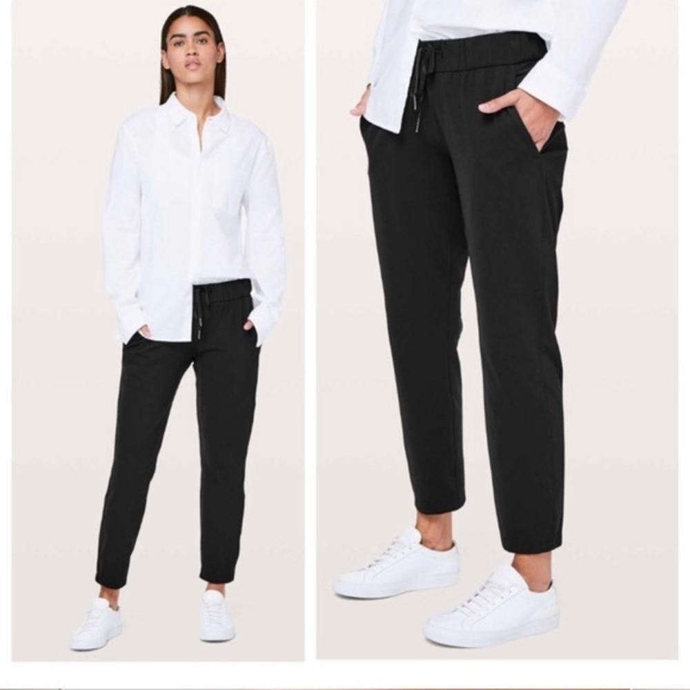 Lululemon On The Fly 7/8 Pant *28"‎ Full On Luxtreme Black Size 4